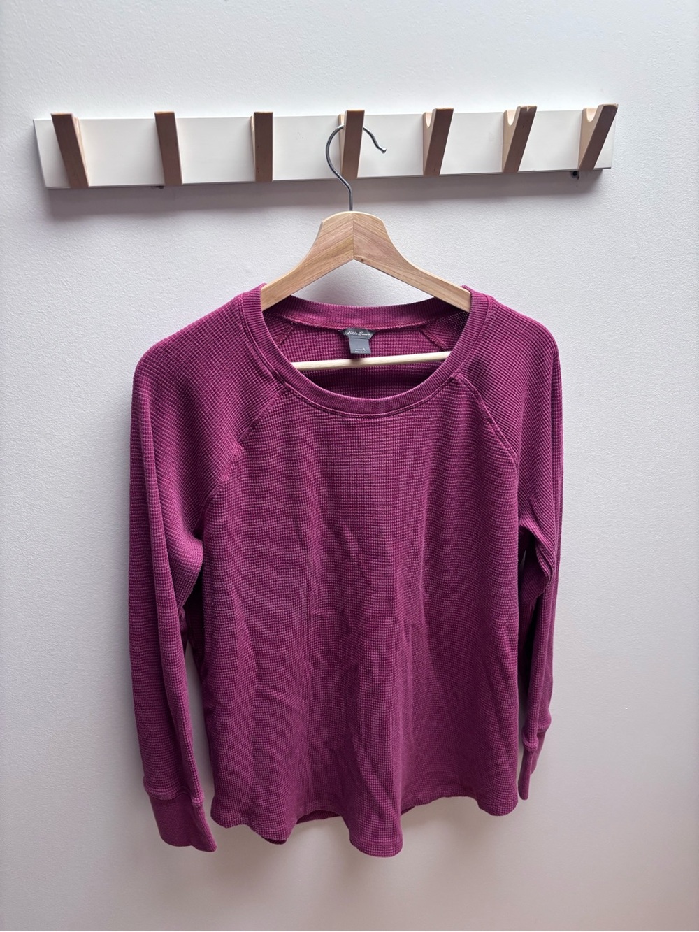 (3 for $30) Eddie Bauer Waffle Knit Long-Sleeve